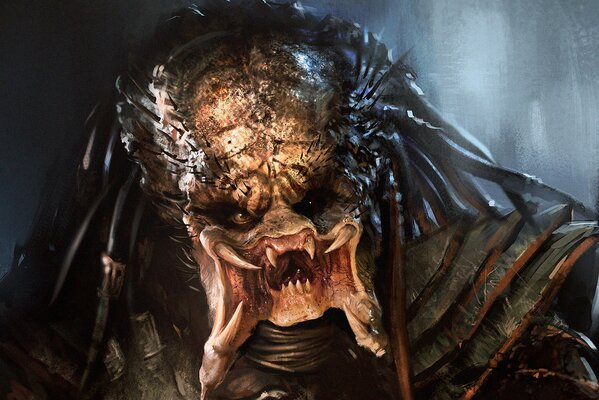 Un depredador alienígena muy aterrador