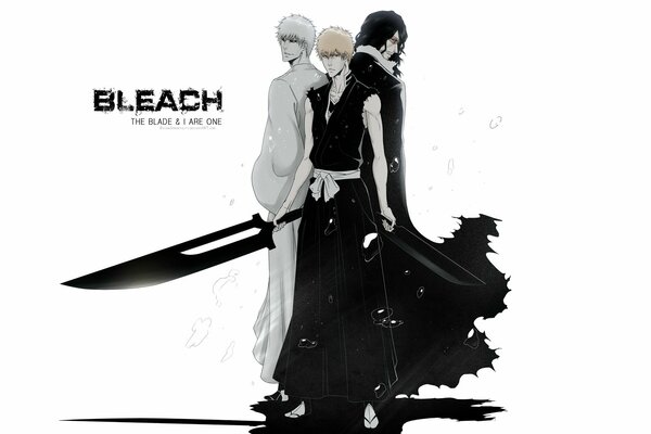 Imagen de anime en blanco y negro