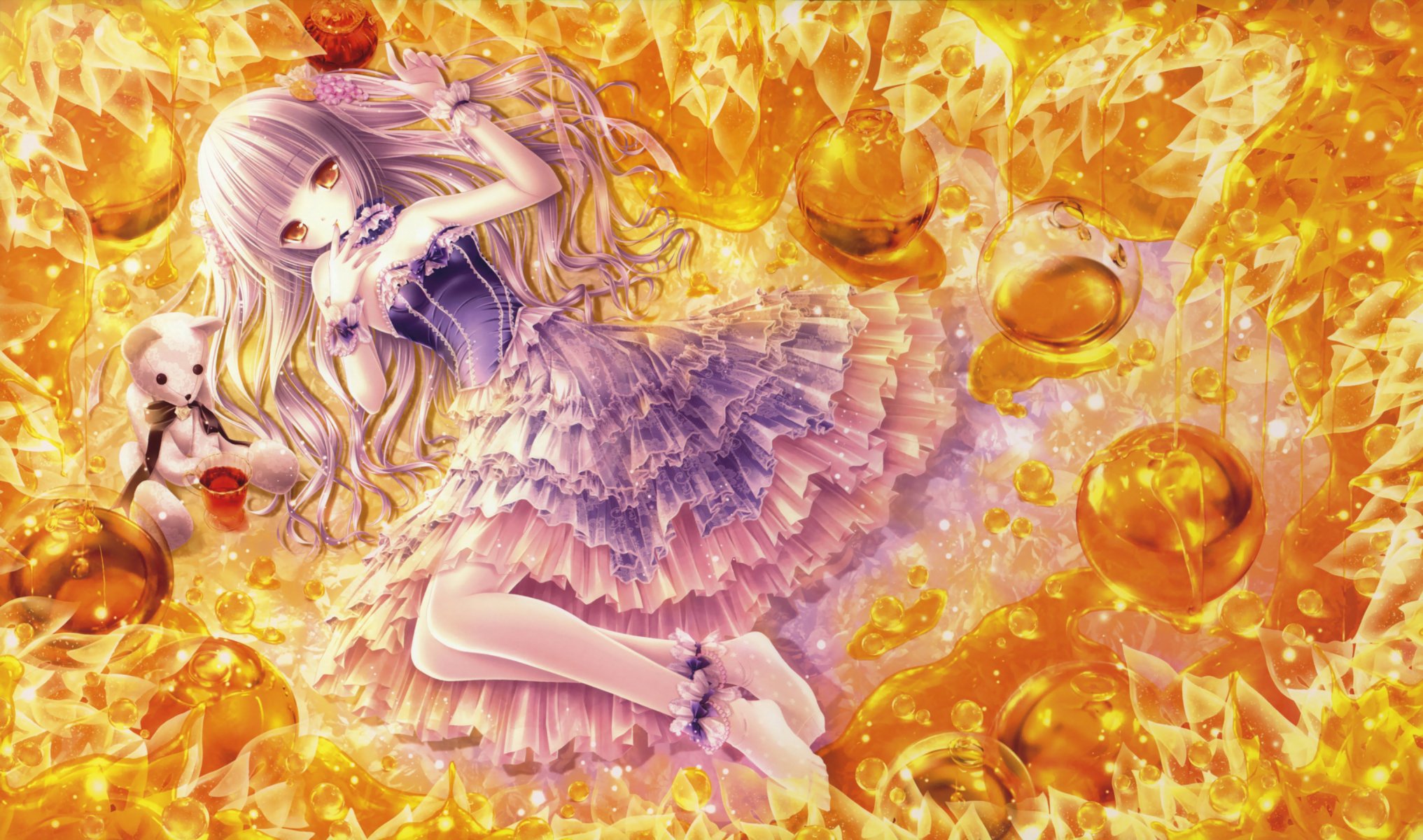 arte tinkerbell tintineo niña loli bolas esferas oso de peluche juguete