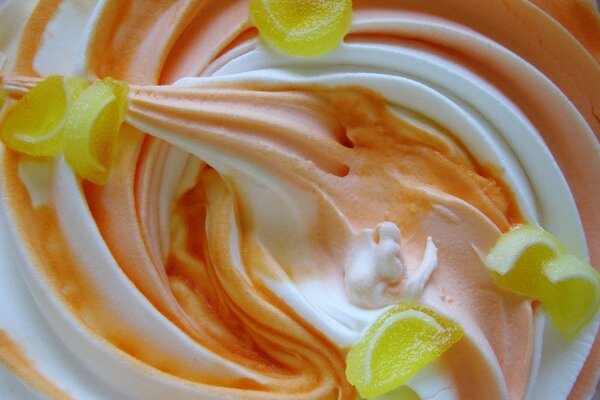 Helado de mermelada de arco iris