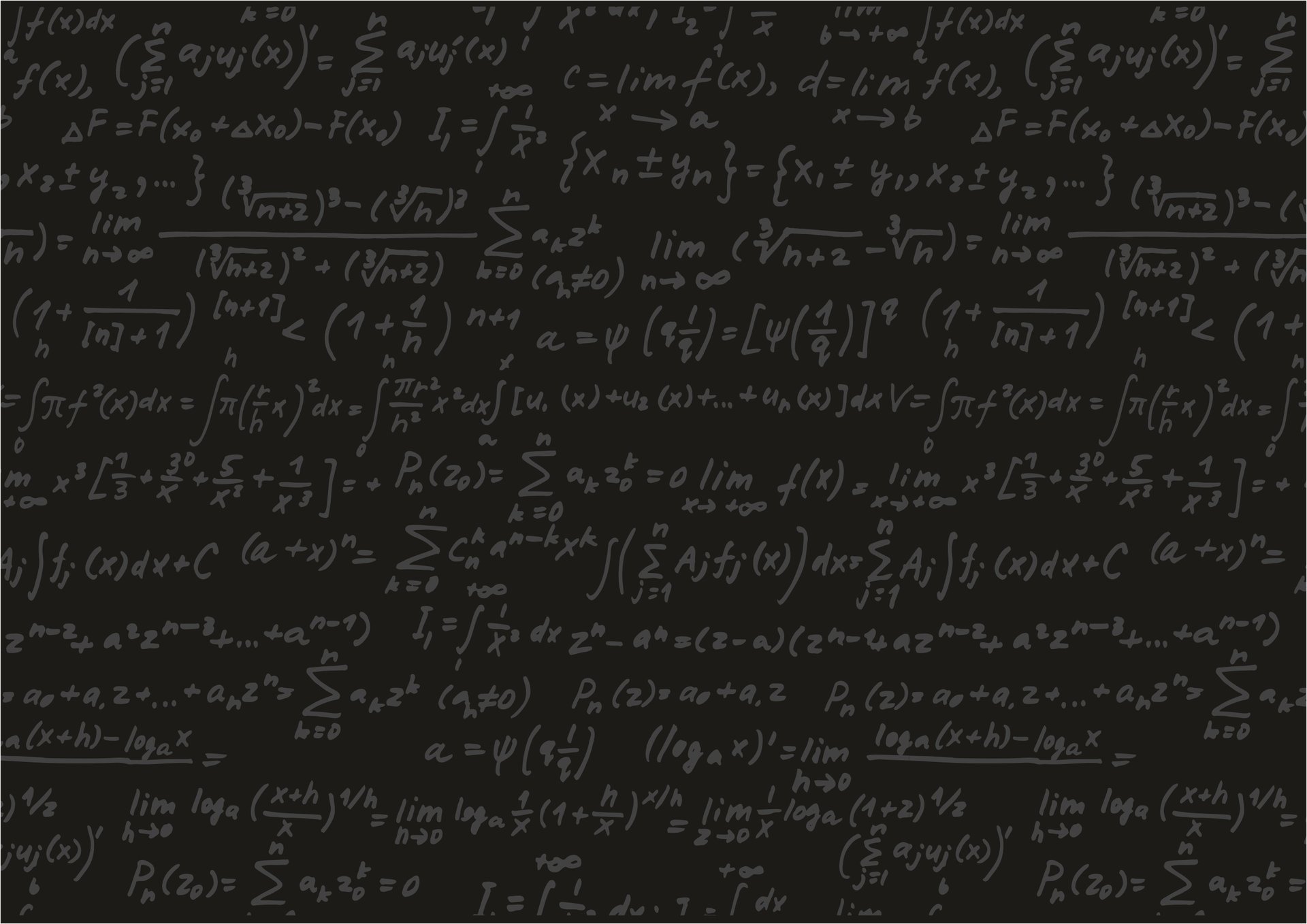 negro fórmulas tablero