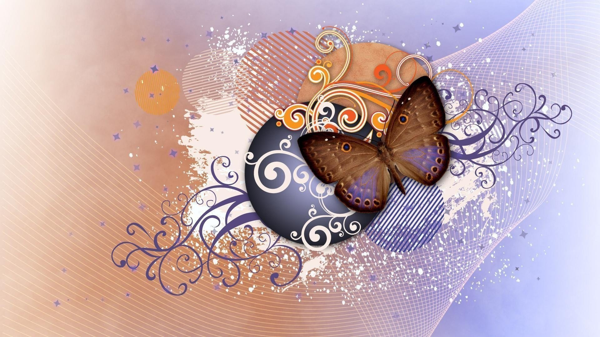 abstracción alas mariposa patrón