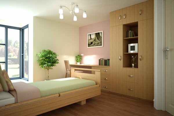 Interior en tonos suaves