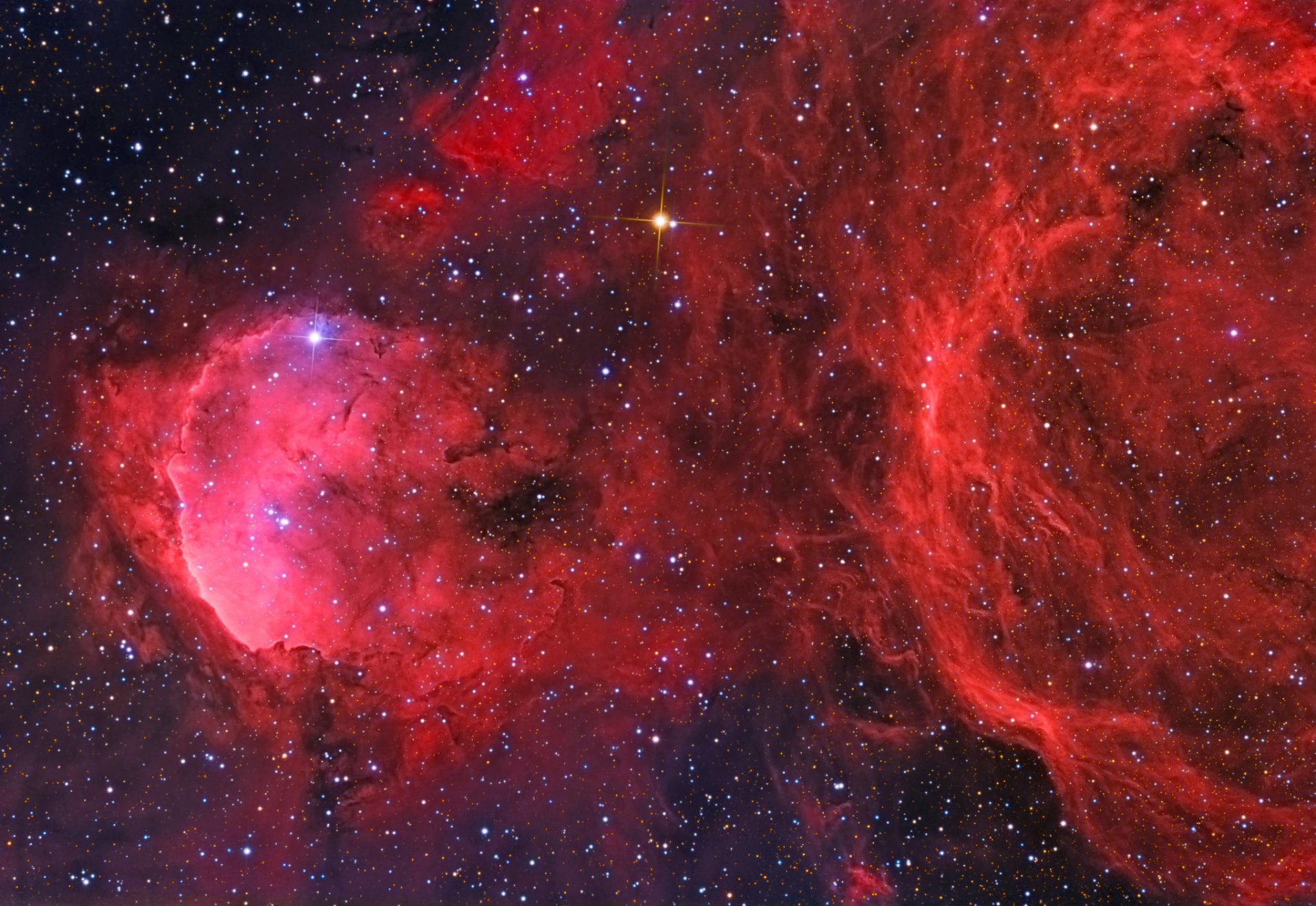 nebulosa de la quilla constelación espacio creación cosmos