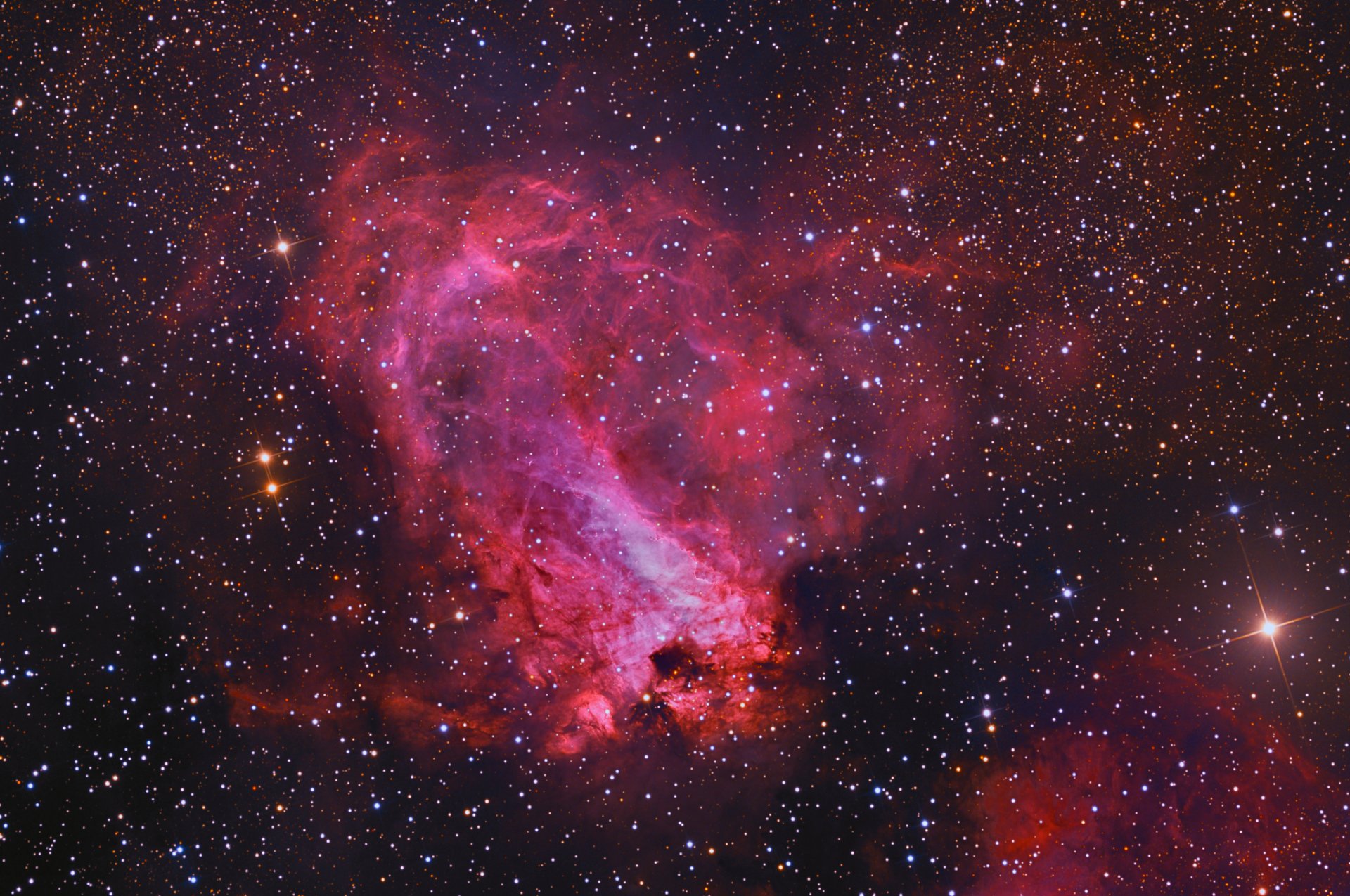 cygnus lnb 274 nebulosa constelación cosmos