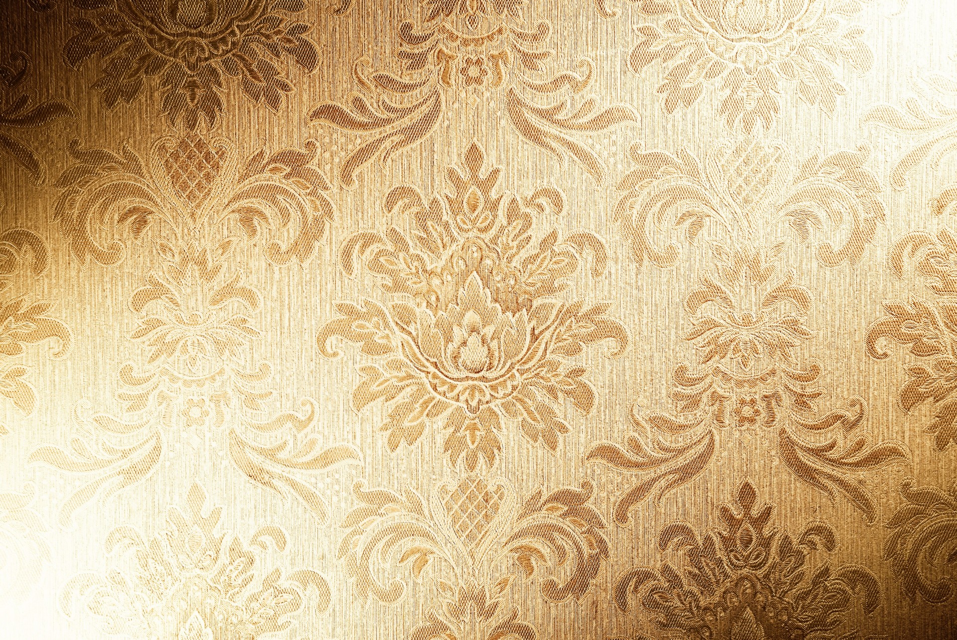 tela oro textura vintage papel pintado