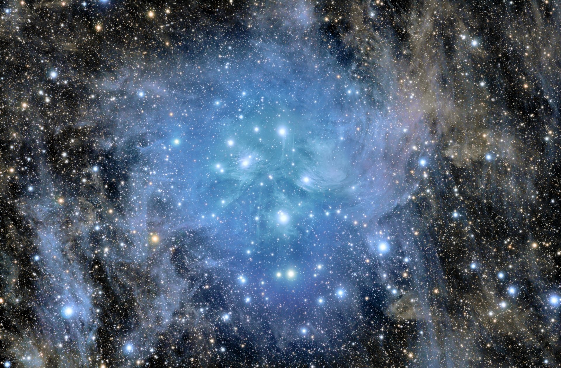 m45 cúmulo pléyades