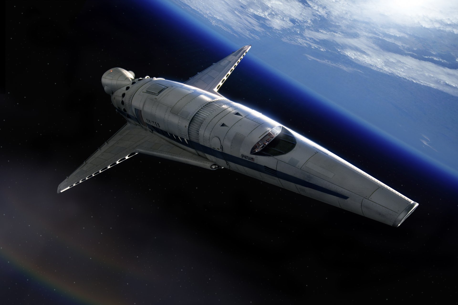 arte planeta estrellas espacio nave