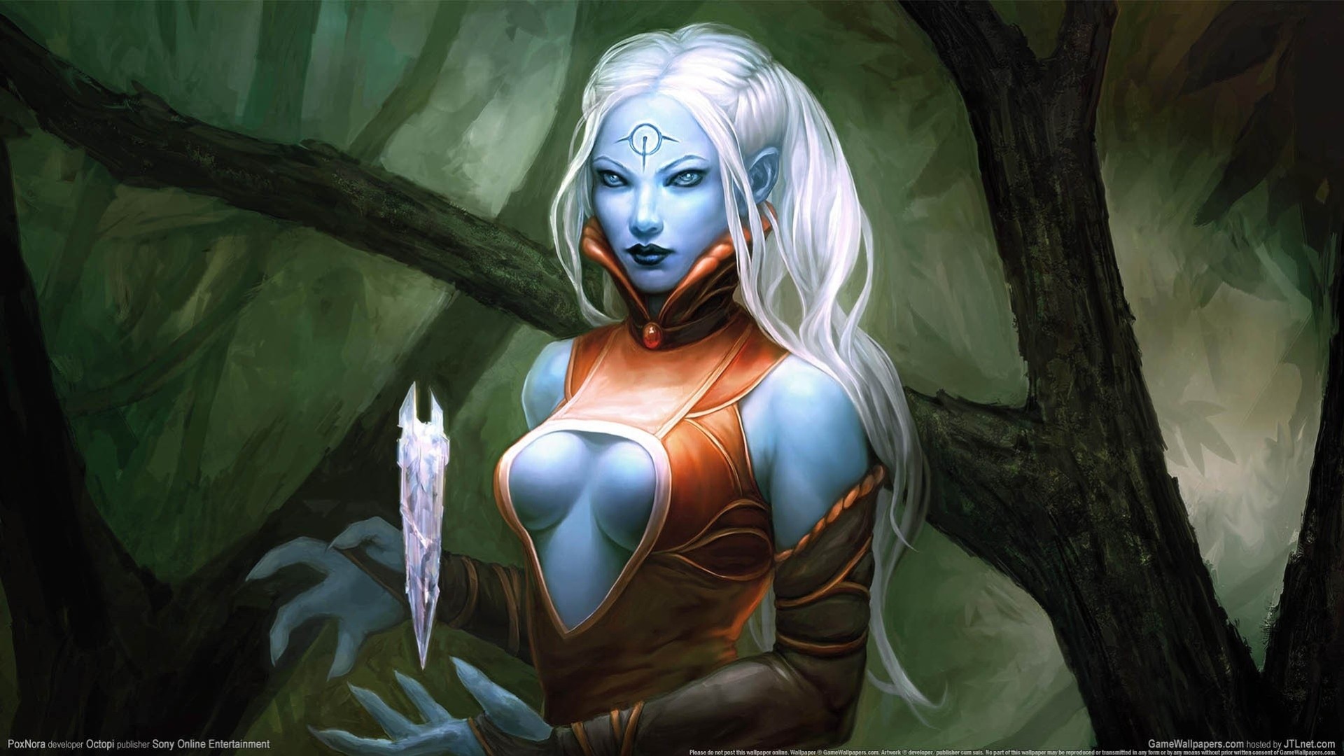 chica bosque símbolo tatuaje cristal magia