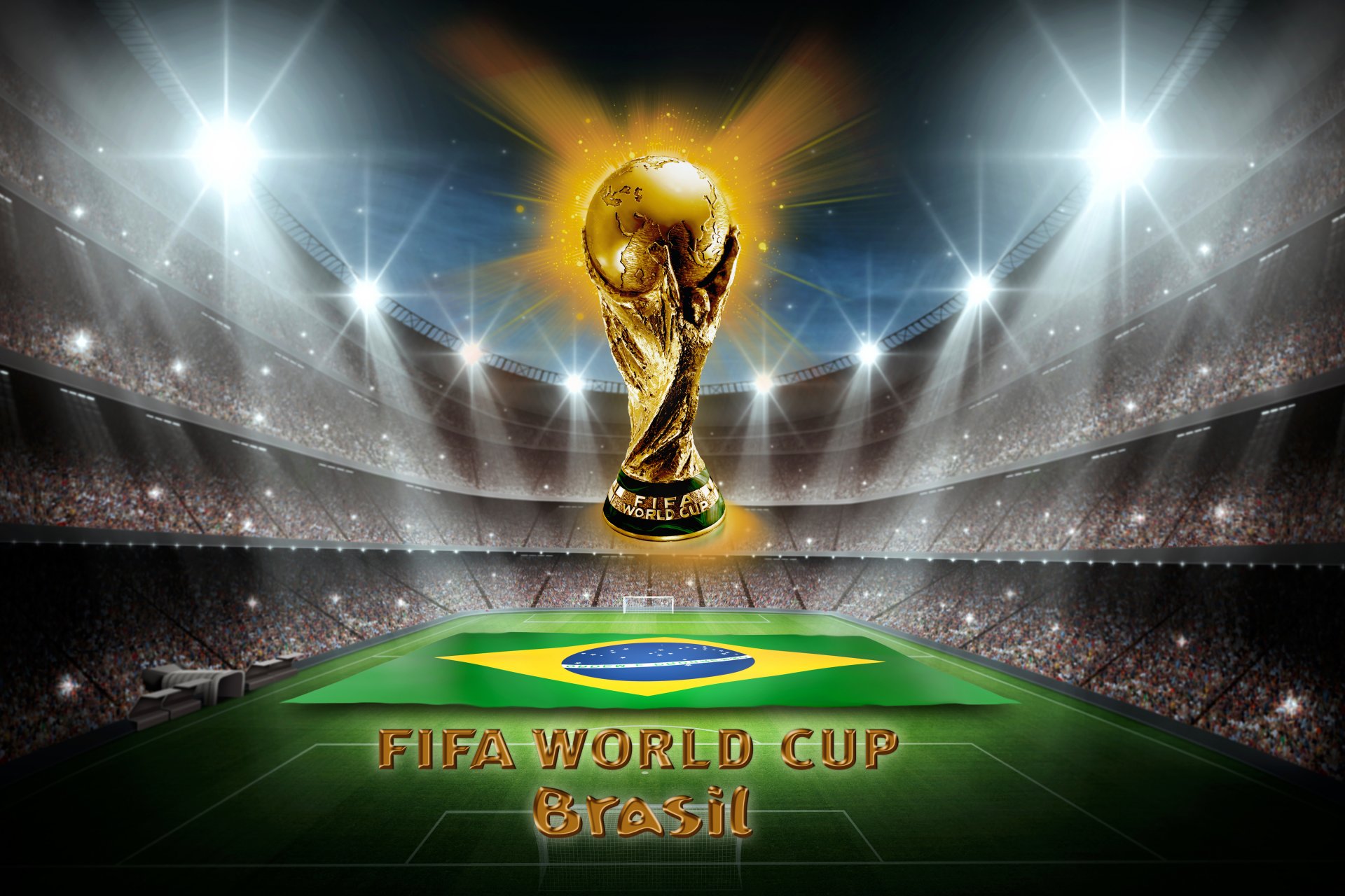 brasil fifa copa del mundo 2014 fútbol trofeo oro