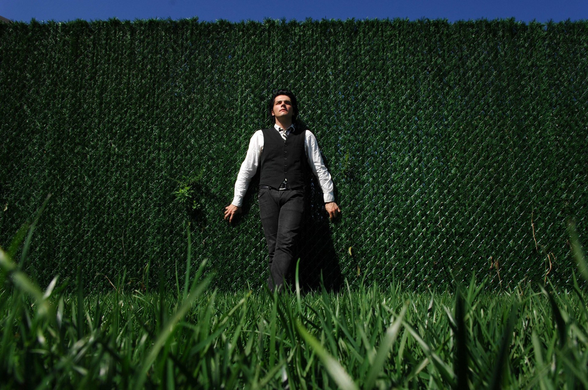 my chemical romance gerard way hierba vegetación pared