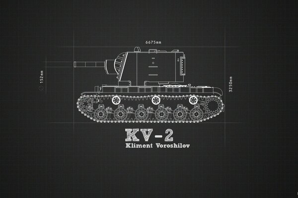 Tanque soviético KV-2 Voroshilov