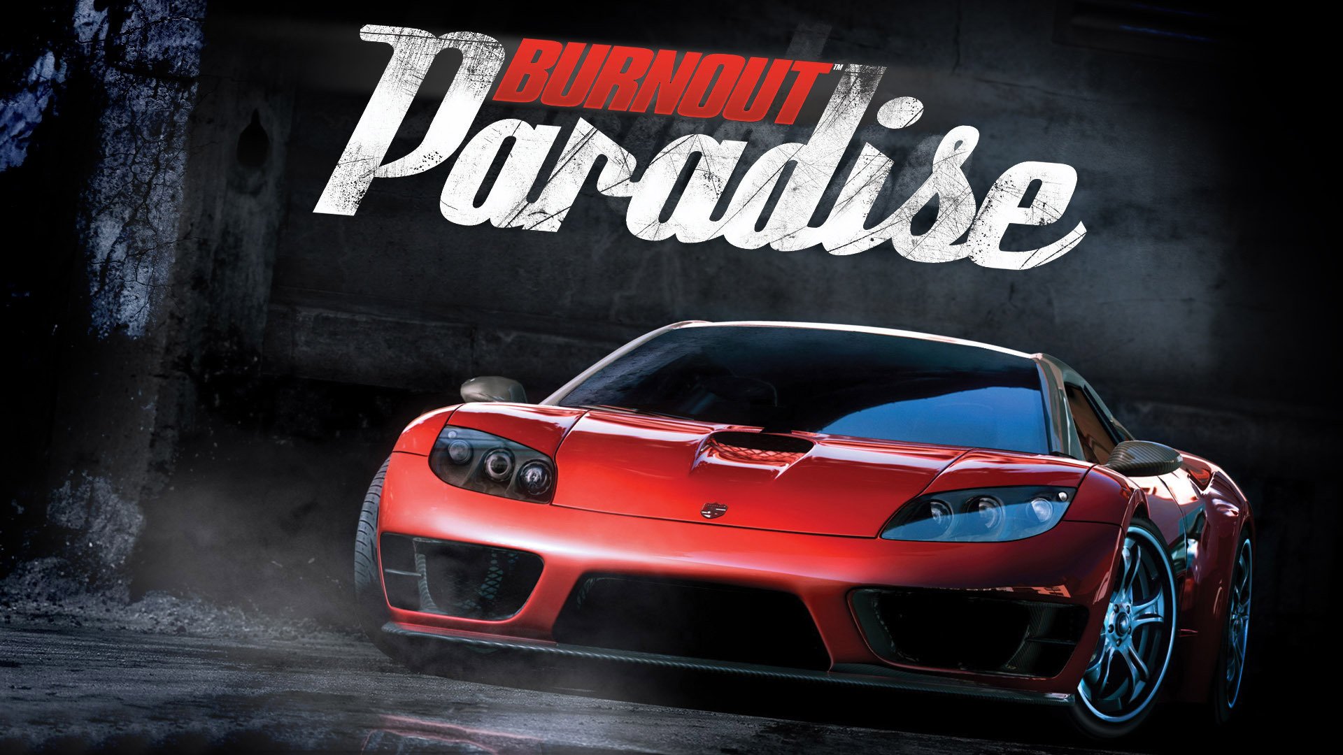 burnout paradise asfalto mojado vapor