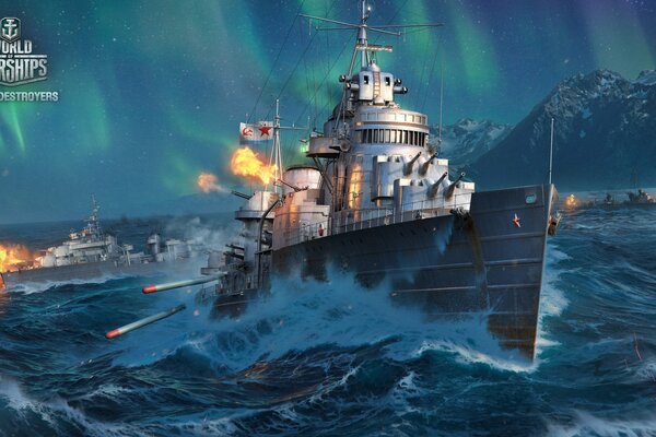 Famoso juego de ordenador batallas en el agua