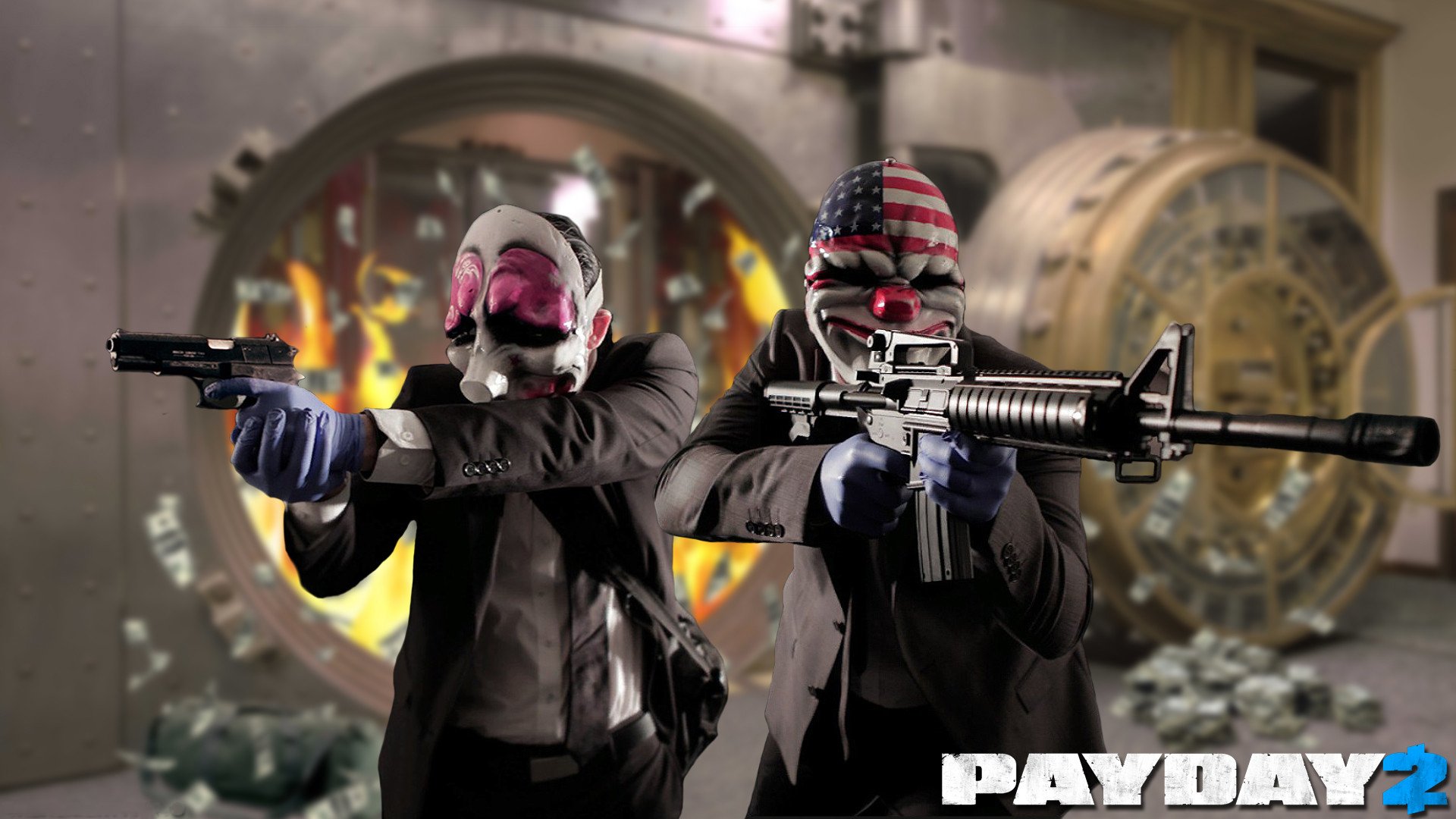 payday 2 amcar armas bandidos robo software overkill 505 juegos