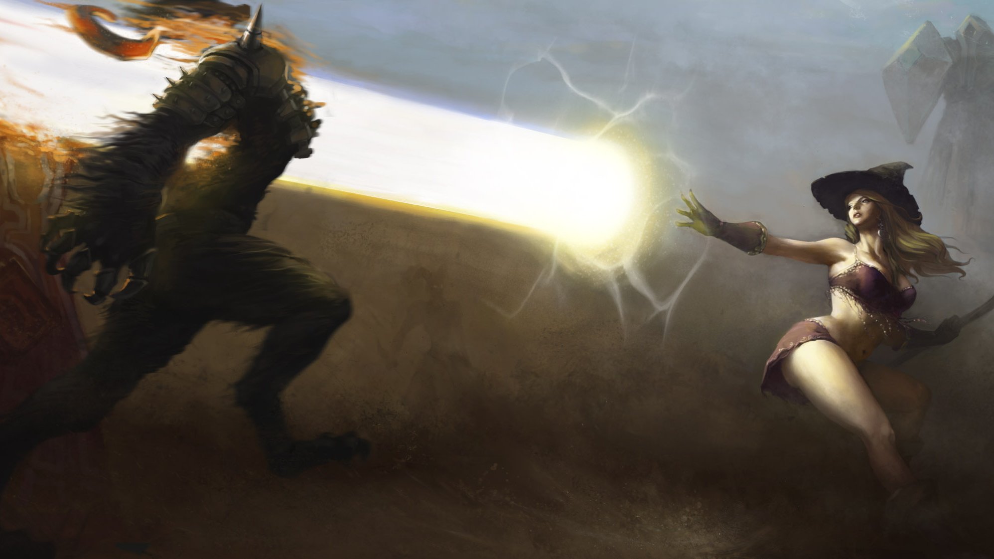 liga de leyendas lol lujo chica bruja magia rayo monstruo