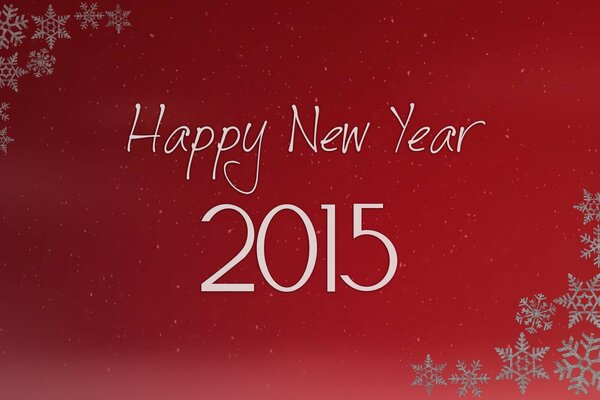 Fondos de Escritorio rojos: año nuevo 2015