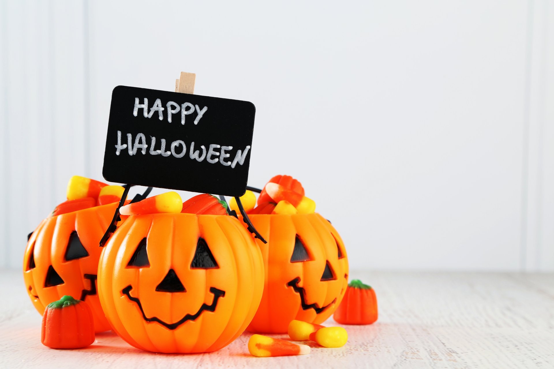 feliz halloween calabaza dulces vacaciones sonrisa